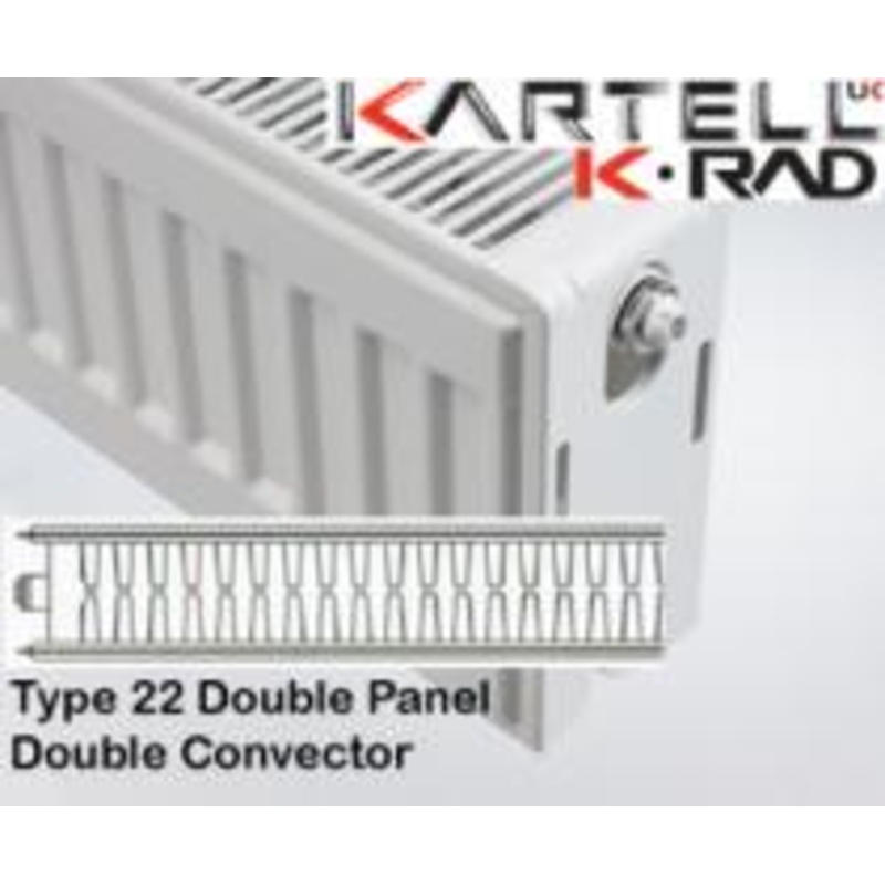 300H x 1200L Double Premium Radiator (22K)