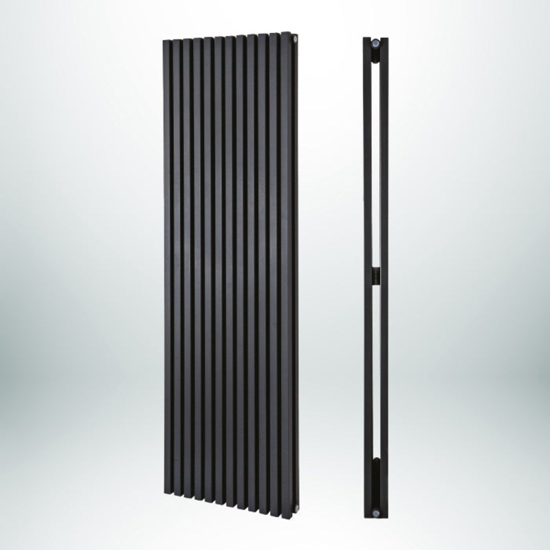 Tucana Double Vertical Anthracite 1800mm(H) x 406mm(W) Designer Radiator