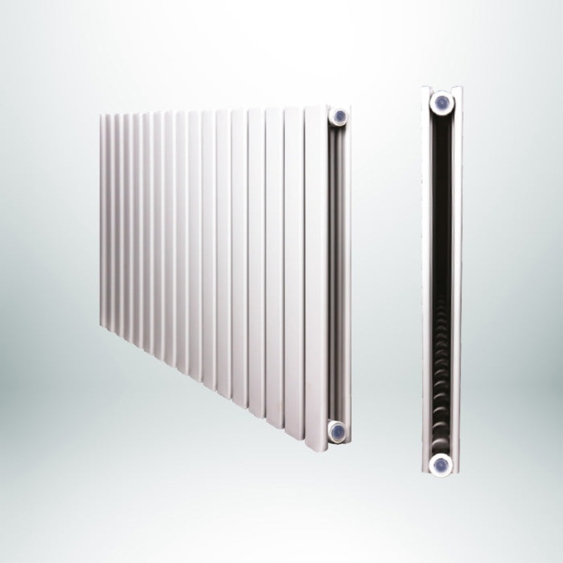 PICTOR Double Horizontal White 600mm(H) x 984mm(W) Designer Radiator