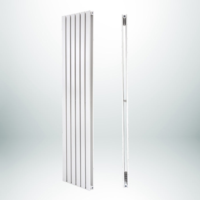PISCES Double Vertical White 1800mm(H) x 452mm(W) Designer Radiator