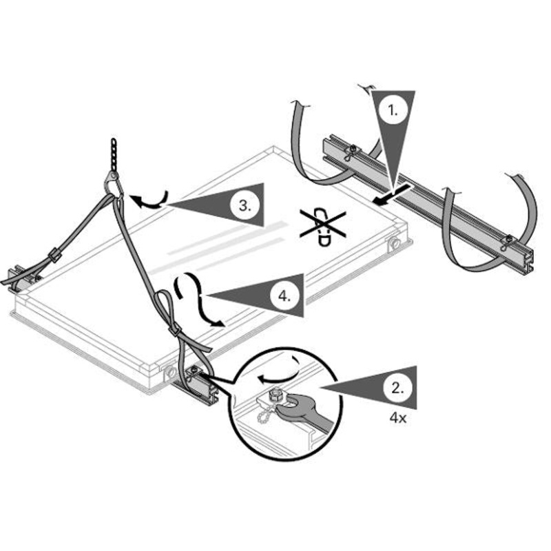 Viessmann Carrying handles for Vitosol 200-F  – 7188503