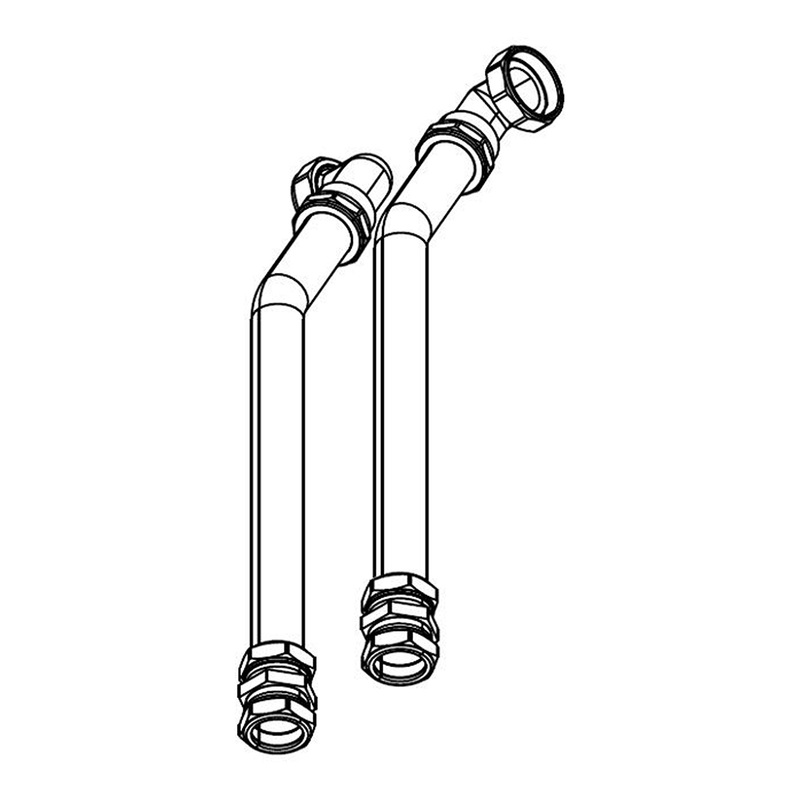 Viessmann DHW Cylinder Connection pipes no pump 120 – 150 kW – 7501325