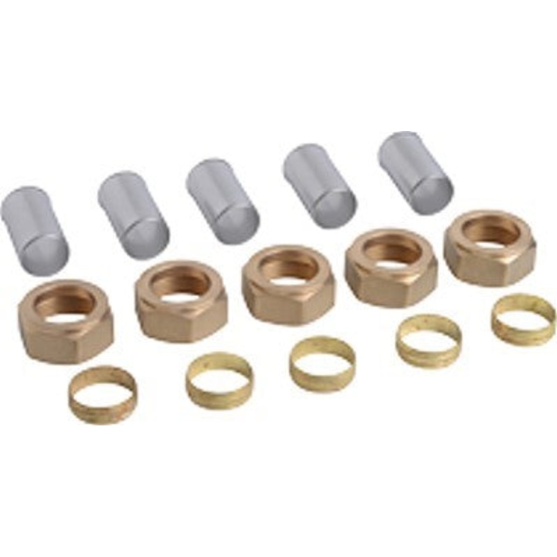 Viessmann Solar Divicon replacement compression nut, olive & sleeve – 7839577