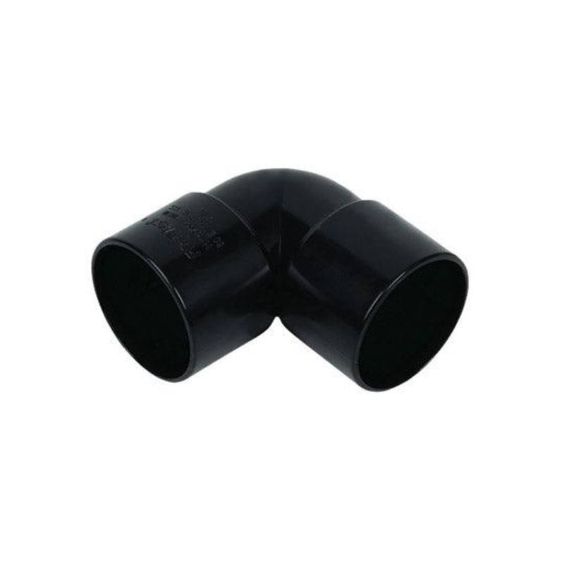 WS11B – Floplast 40mm Knuckle Elbow – Black