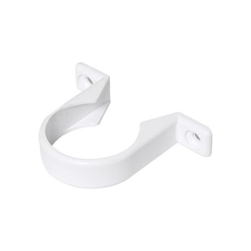 WS35W Floplast 40mm Pipe Clip – White