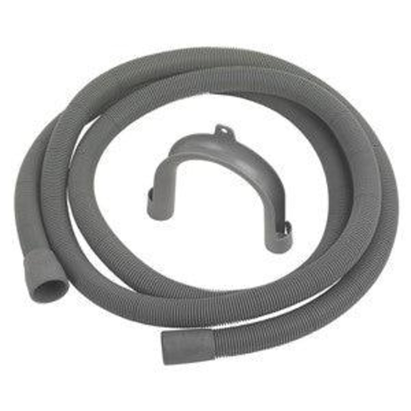 POV15-Grey Non Kink Wash Machine Outlet Hose 1.5m