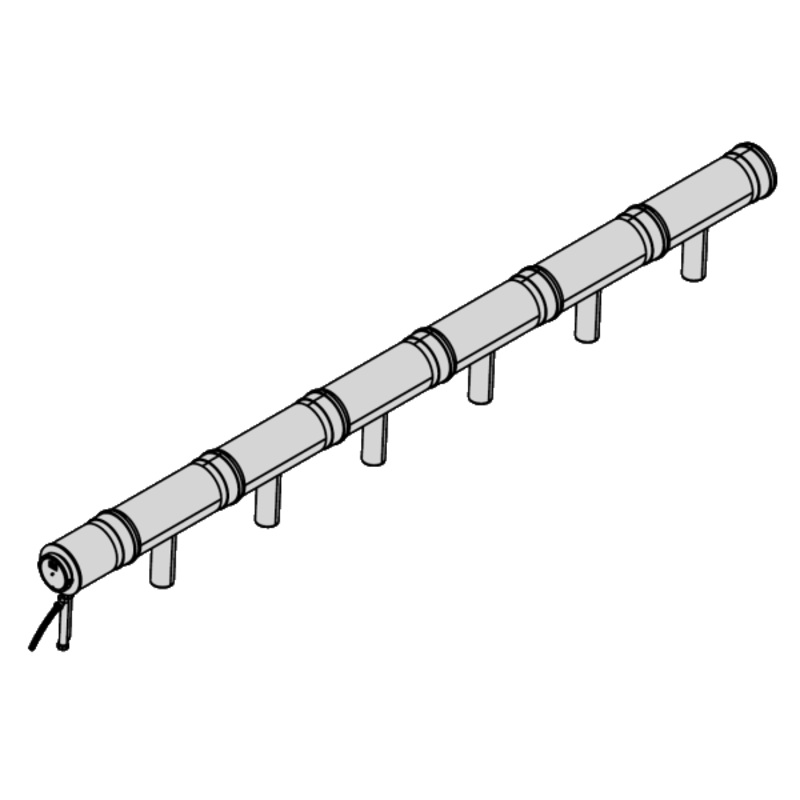 Viessmann Flue gas header 3 boilers in series 120/150 250mm dia  – ZK00680