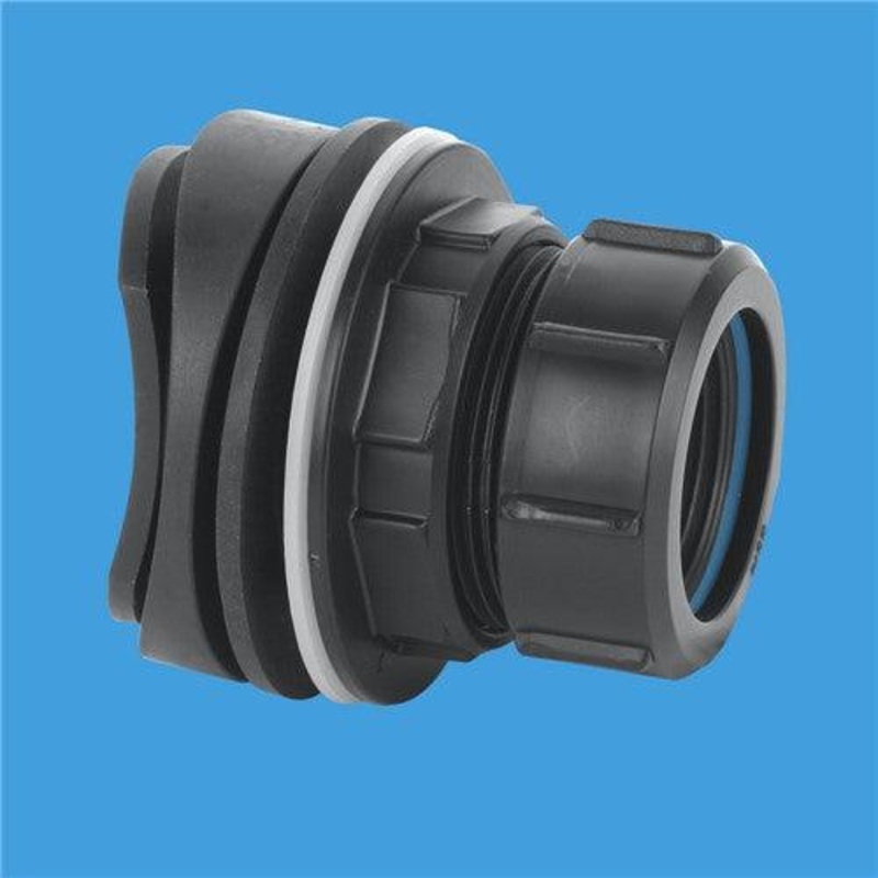 Bossconn1.25BL Mcalpine  soil and rainwater boss black