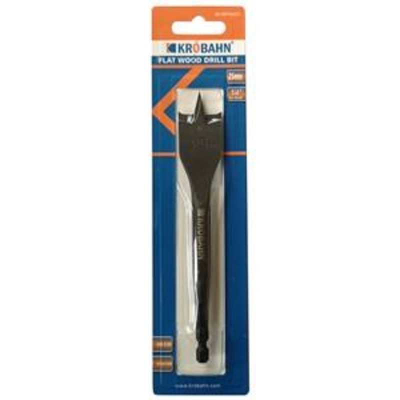 KB-DBFW0025 Krobahn Flat Wood Drill Bit – 25mm