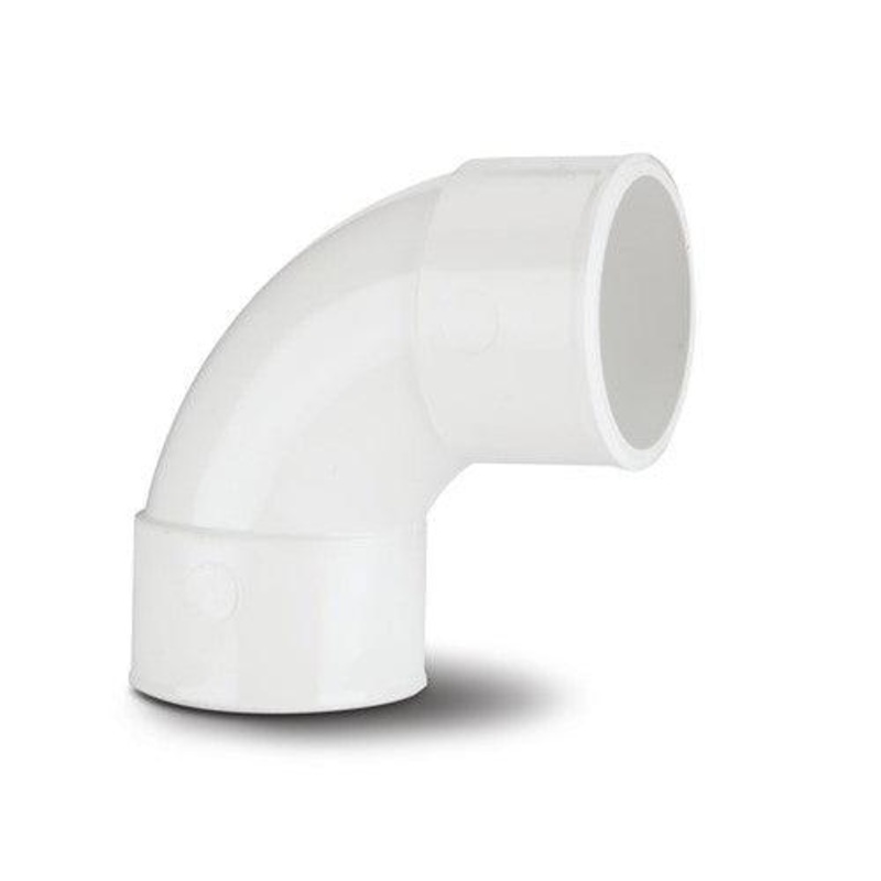 MU114W – 32mm x 92.5 Degree Waste Swept Elbow White
