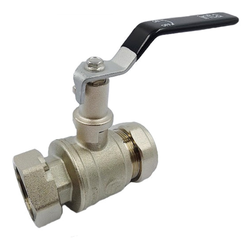 1 FEMALE SWIVEL X 1 MALE FLAT FACE EXTENDED LEVER BALL VAVE