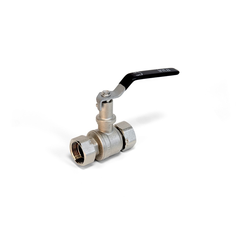 1 FEMALE SWIVEL X 28MM EXTENDED LEVER BALL VAVE