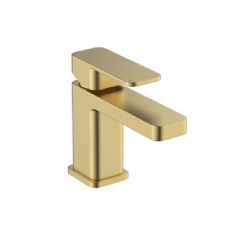 Fife Cloakroom Mono Basin Mixer Brushed Brass
