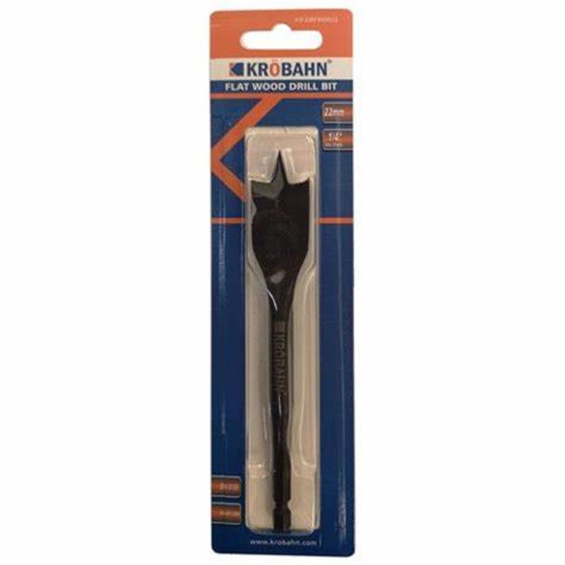 KB-DBFW0016 Krobahn Flat Wood Drill Bit – 16mm