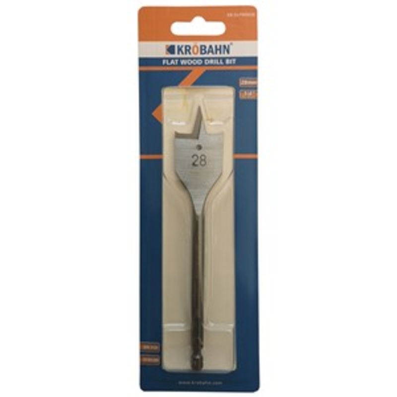 KB-DBFW0028 Krobahn Flat Wood Drill Bit 28mm