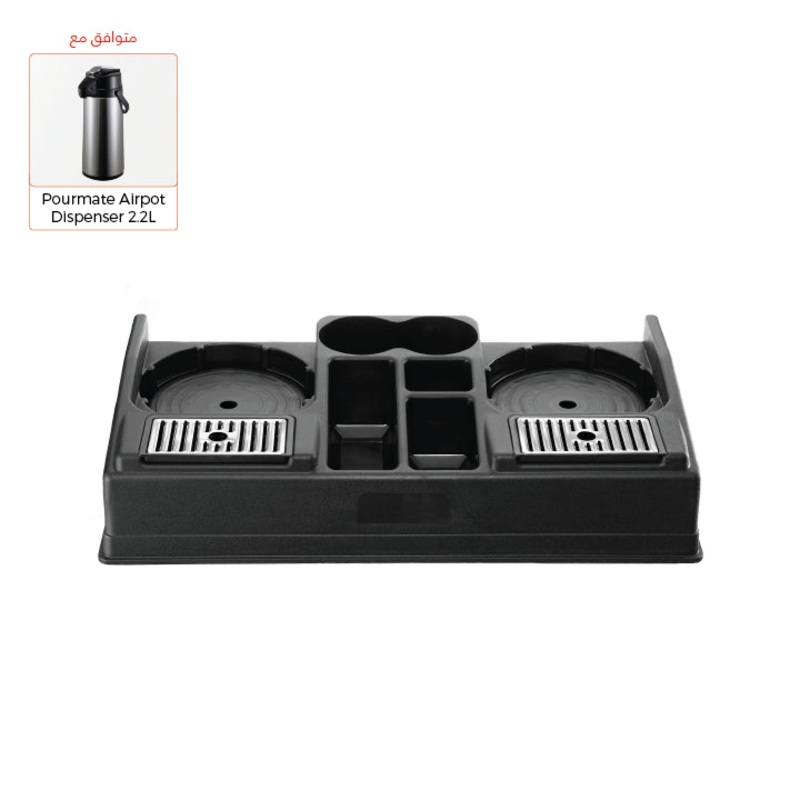 Double Airport Station With Condiment Storage – Pourmate
