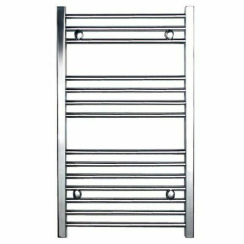 Basic Towel Bathroom Radiator – 750 x 450mm Chrome
