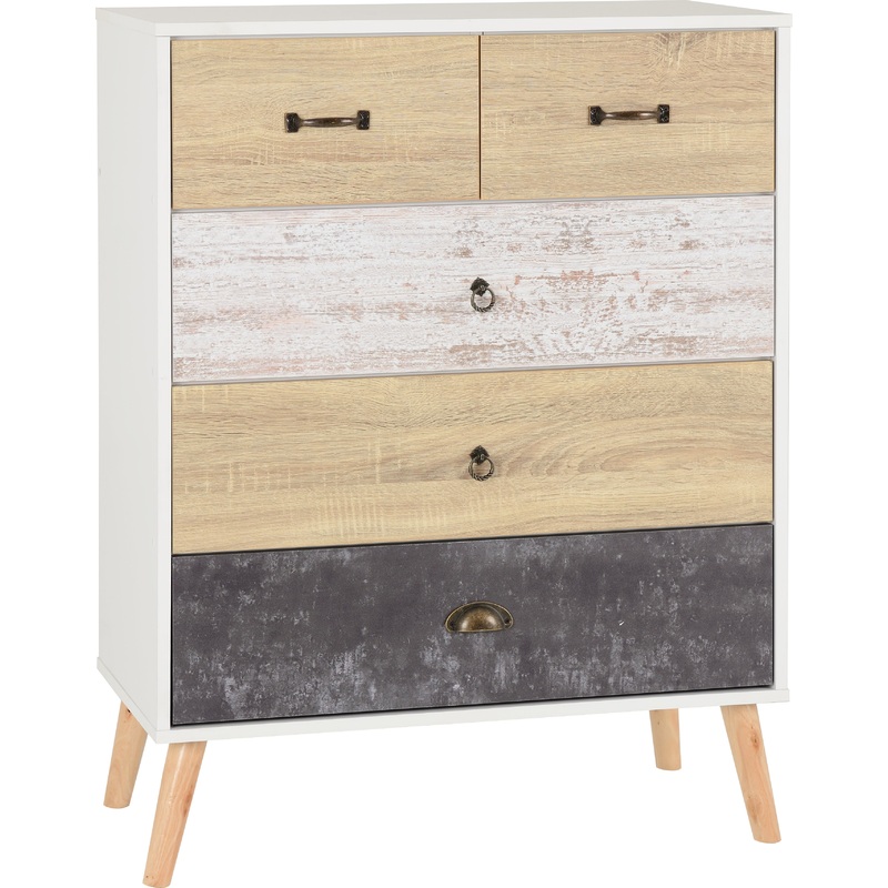 CALLALY 3+2 Chest|Flatpack|Assembled