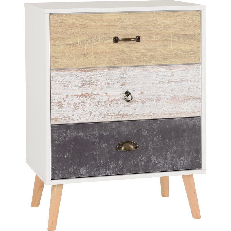 CALLALY 3 Drawer Chest|Flatpack|Assembled