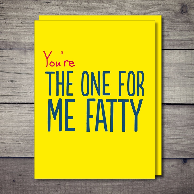 Fatty Rude Card