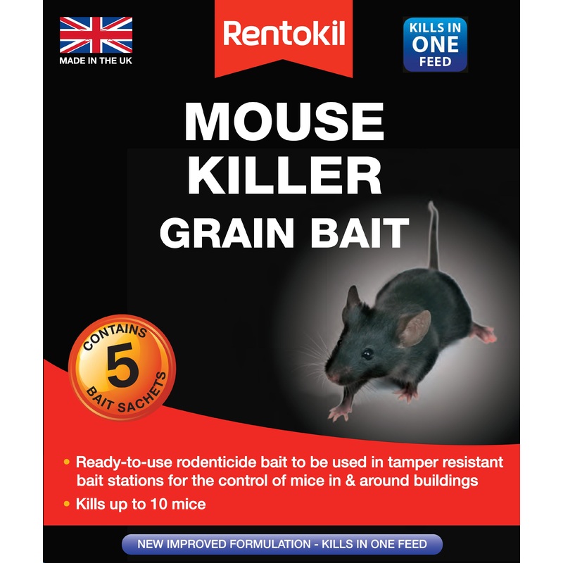 Rentokil Mouse Grain Bait Killer