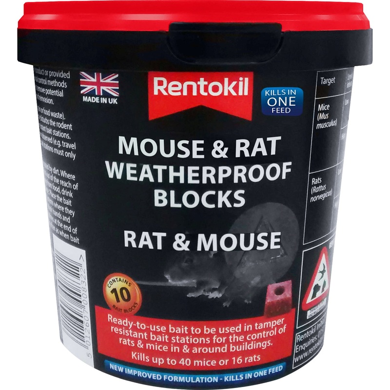 Rentokil Mouse & Rat Killer Blocks