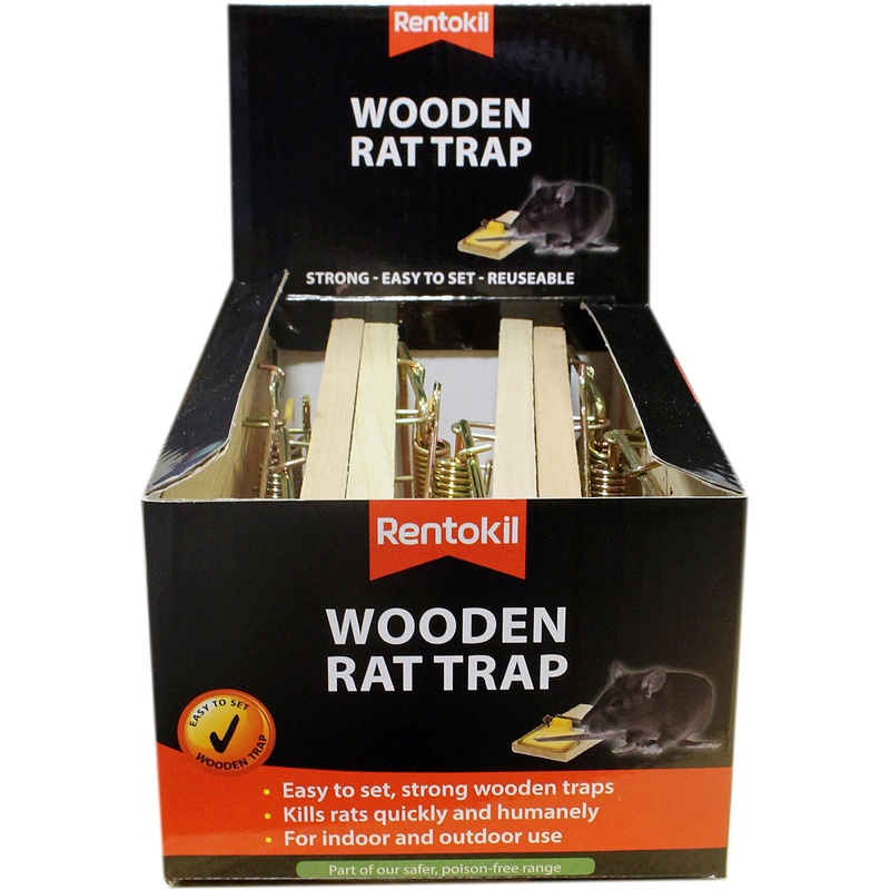 Rentokil Wooden Rat Trap