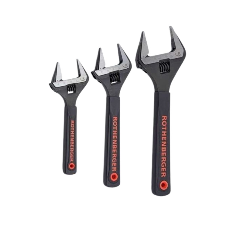Rothenberger extra wide jaw wrench set, 6, 8 & 10