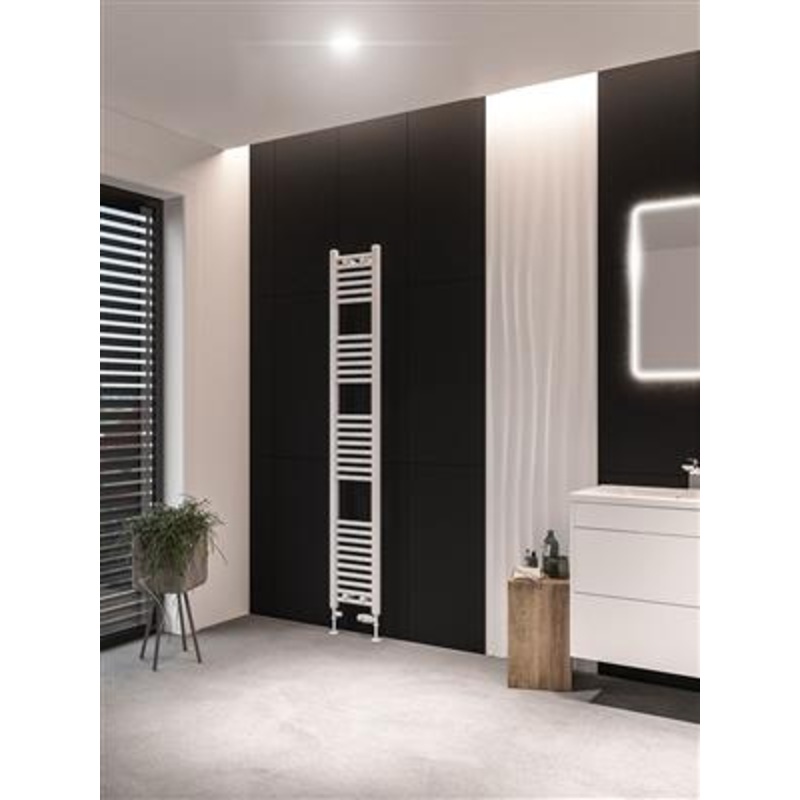 Wingrave Matt White Straight Towel Radiator 1800 x 400mm