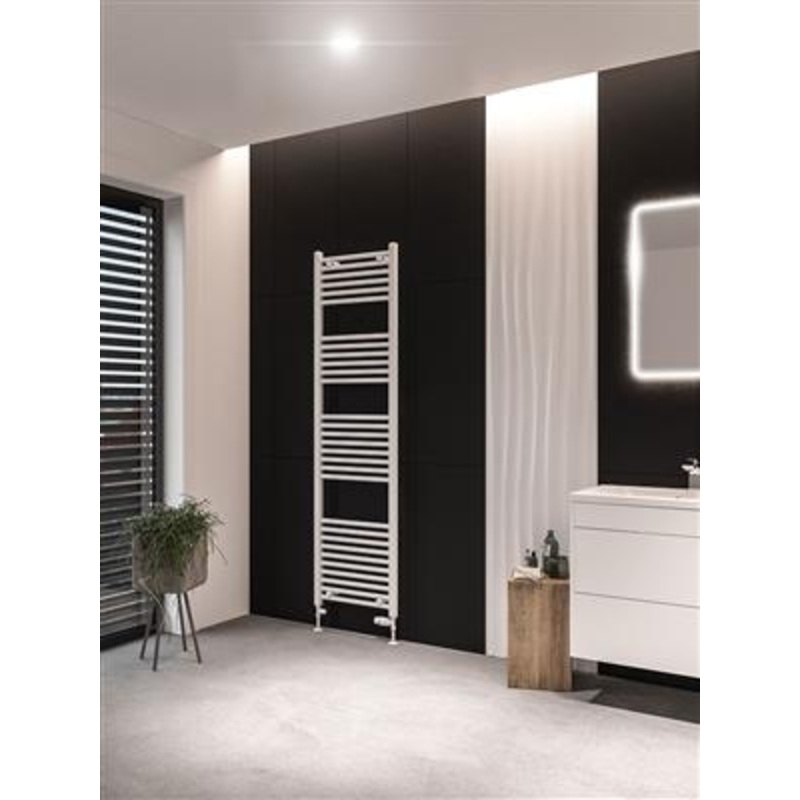Wingrave Matt White Straight Towel Radiator 1800 x 500mm