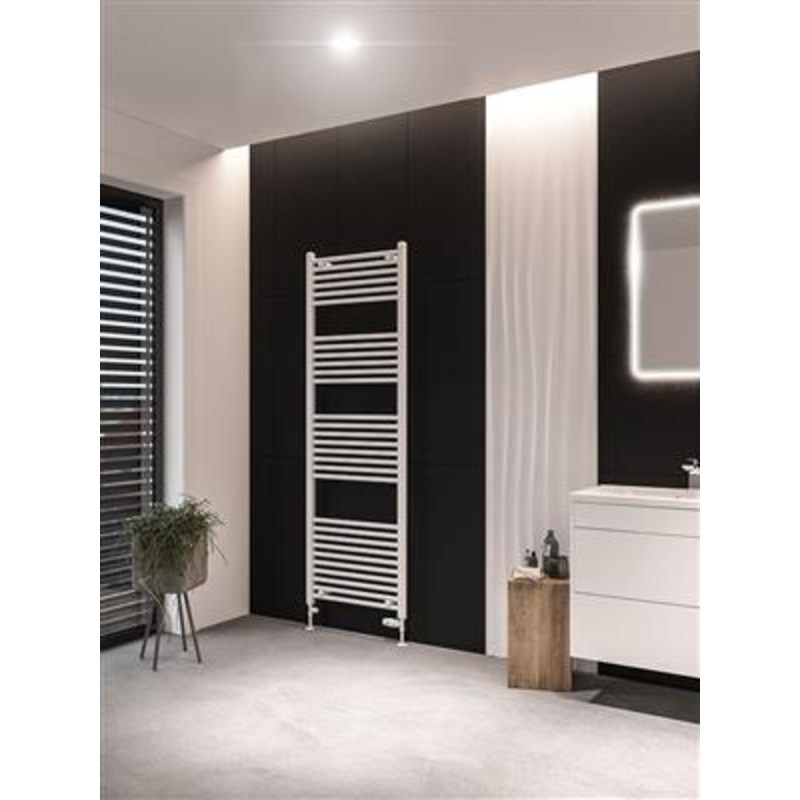 Wingrave Matt White Straight Towel Radiator 1800 x 600mm