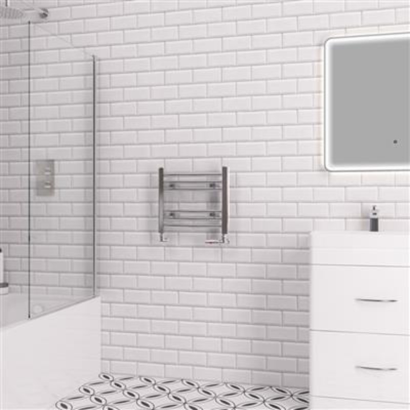 Biava Chrome Curved Multi-Towel Rail 360 x 400mm