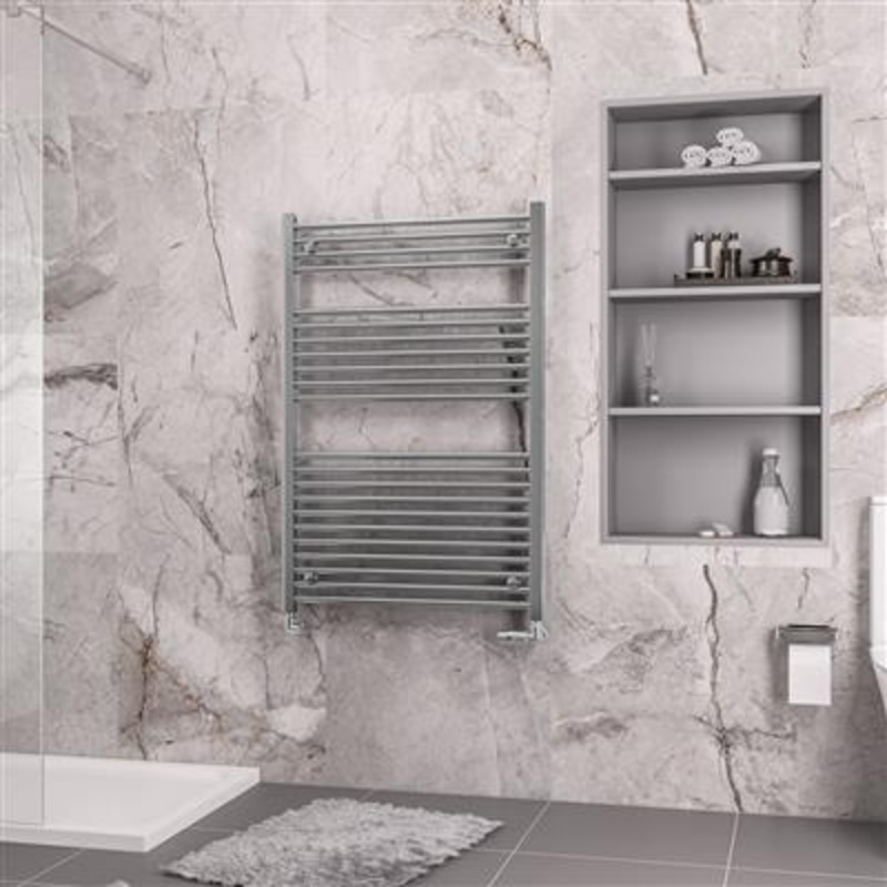 Biava Chrome Straight Multi-Towel Rail 1118 x 450mm