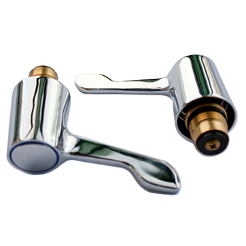 Oracstar Tap Top Lever 1/2inch Chrome Finish 2 Pk TC51