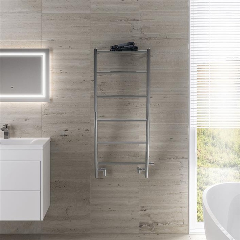 Biava Corinium Chrome Towel Radiator 1200 x 600mm