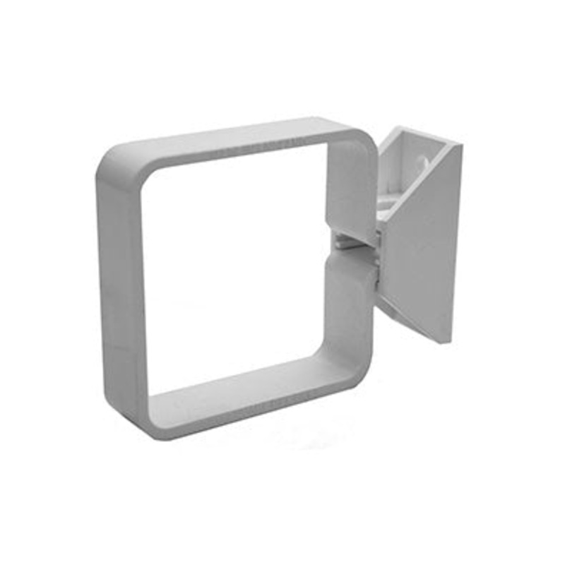 Polypipe Square 65mm Downpipe Clip White RW252-W