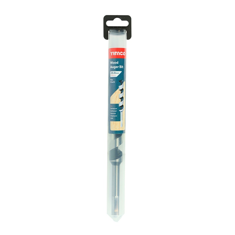 Timco Wood Auger Bit – Hex Shank 20.0 x 235