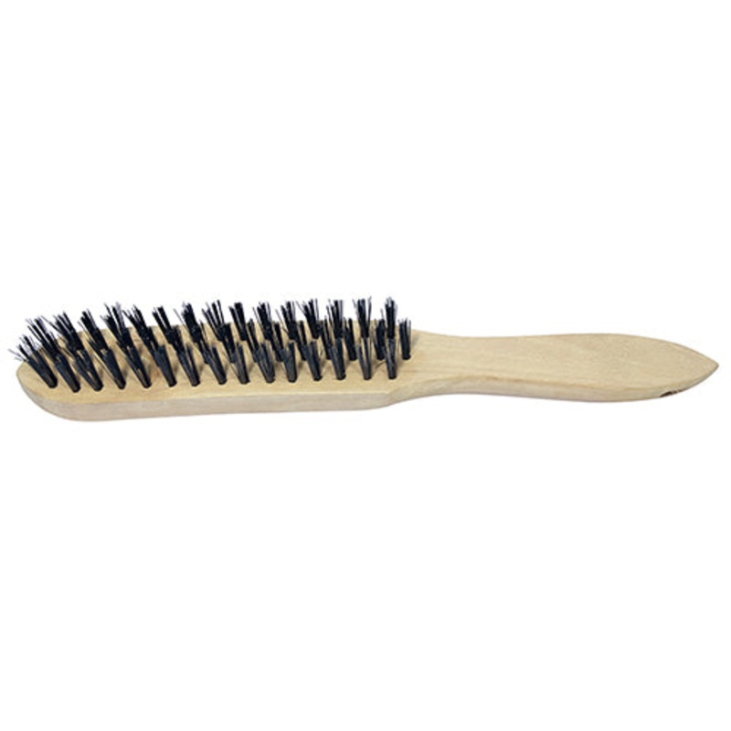 Timco Wooden Handle Scratch Brush – Stainless Steel 3 Rows