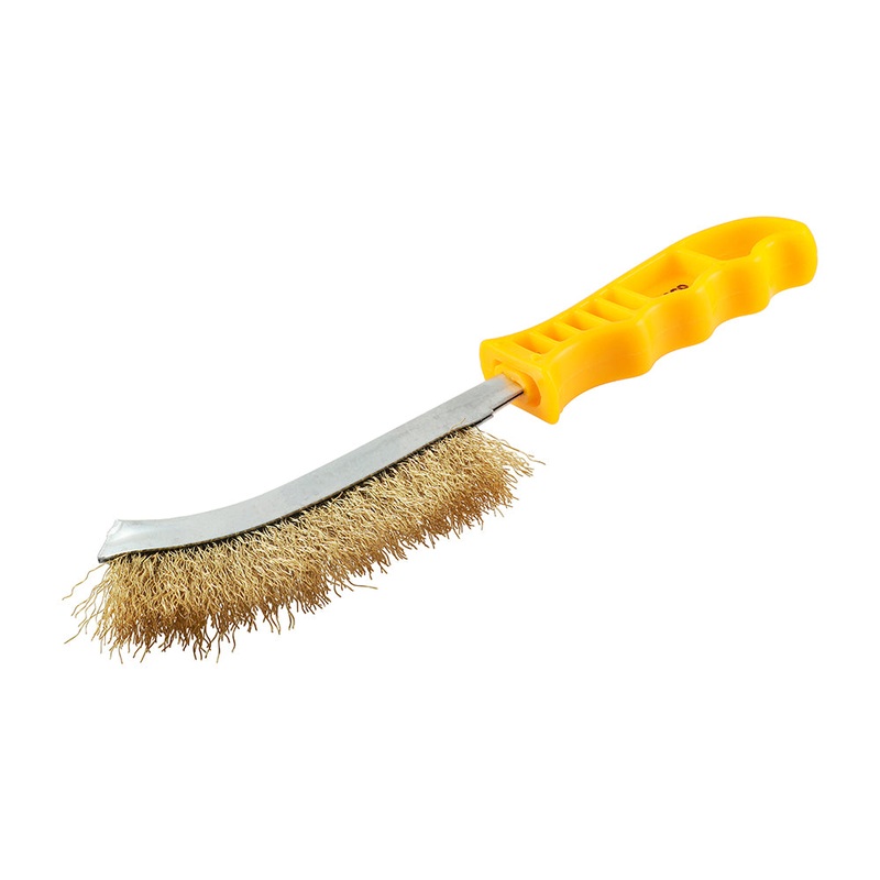 Timco Wire Hand Brush – Brass 255mm