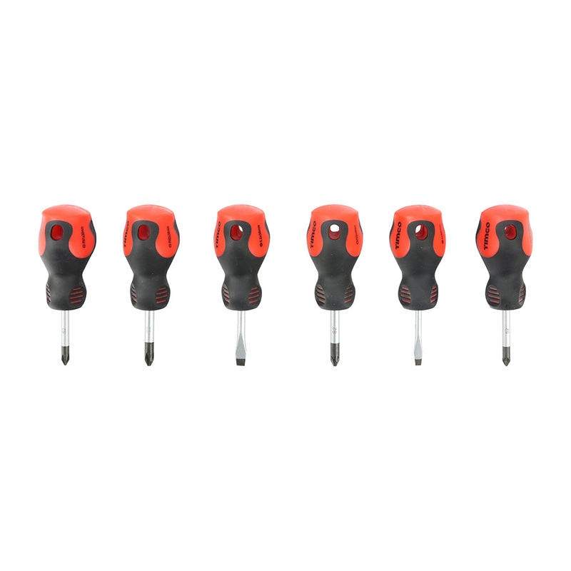 Timco Stubby Screwdriver Set 6 Pieces
