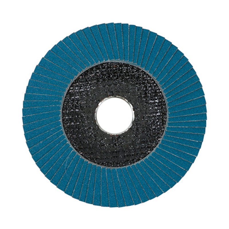 Timco Set of Flap Discs – Zirconium – Type 29 Conical – P120 Grit 115 x 22.23 – 10 Pieces