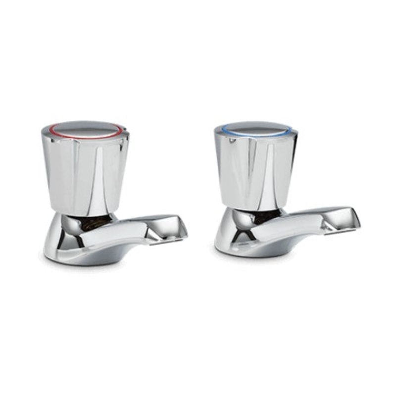 Heatrae Sadia Pack S/T Hot and Cold Basin Taps 95970317