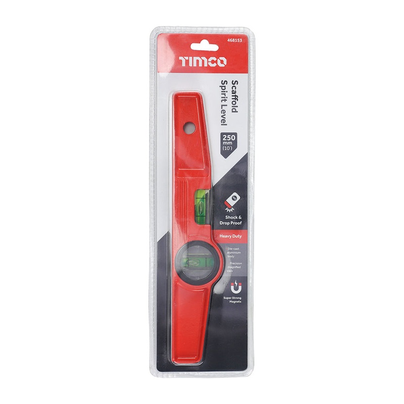 Timco Scaffold Spirit Level 250mm