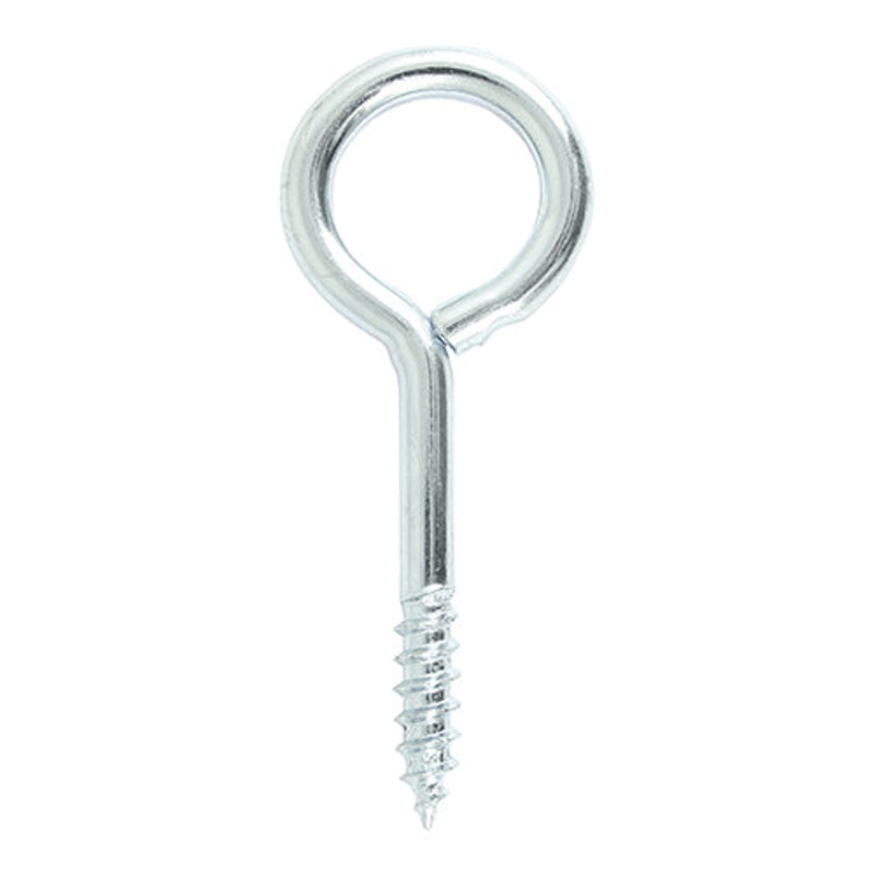 Timco Screw Eyes – Zinc 40mm – 10 Pieces