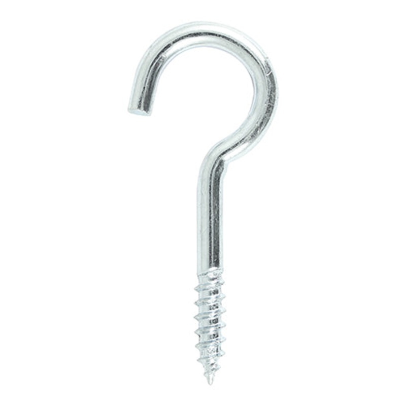 Timco Screw Hooks – Zinc 80mm – 3 Pieces