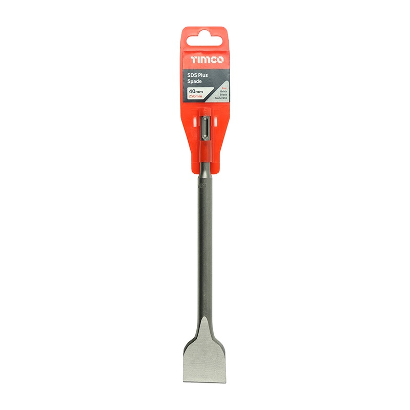 Timco SDS Plus Steels – Spade 40 x 250