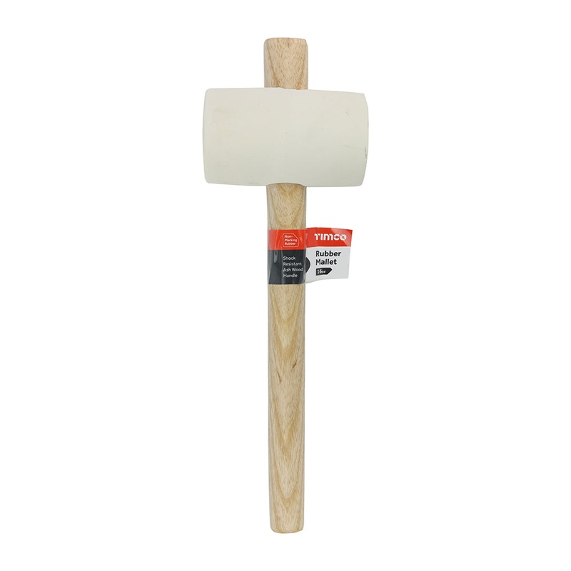 Timco Rubber Mallet – White 16oz