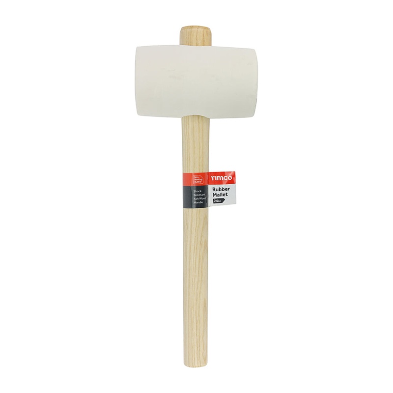 Timco Rubber Mallet – White 24oz