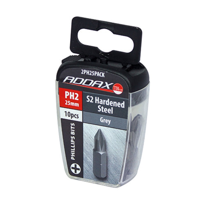 Timco S2 Driver Bits – PH No.2 x 25 – 10 Pieces