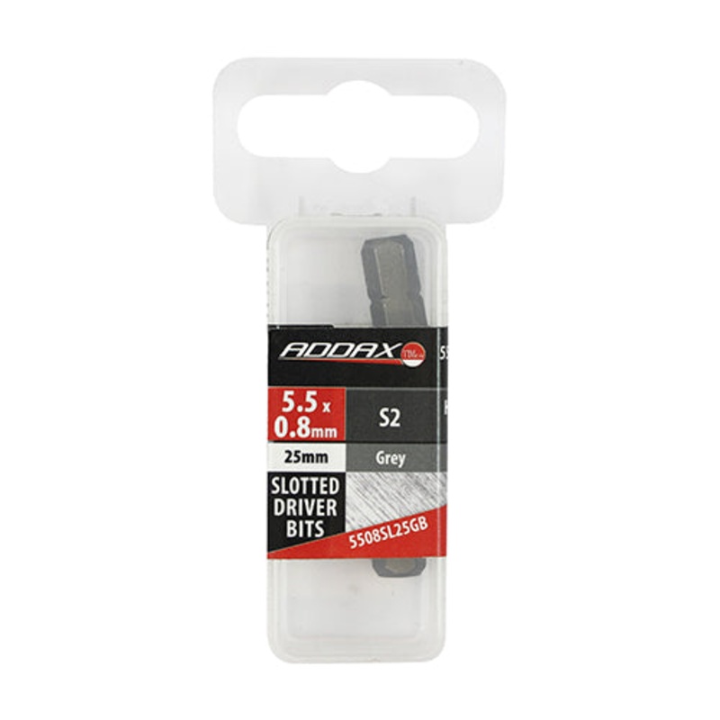 Timco S2 Driver Bits – SL 5.5 x 0.8 x 25